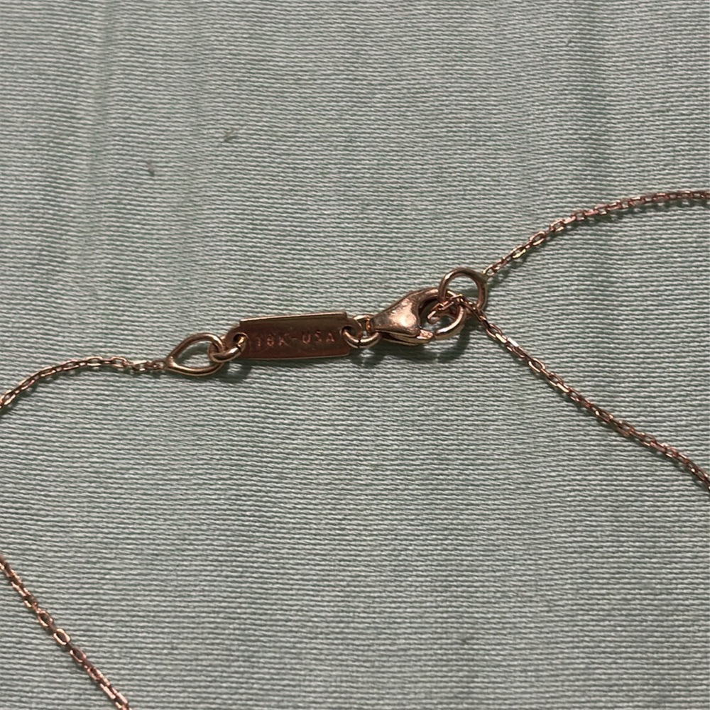 18k rose gold Suzanne Kalan ‘Spark’ pink sapphire necklace - Picture 9 of 11